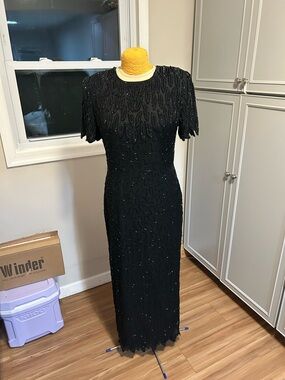 Laurence Kazar | Dresses | Vintage Laurence Kazar New York Beaded Dress  Petite Small | Poshmark